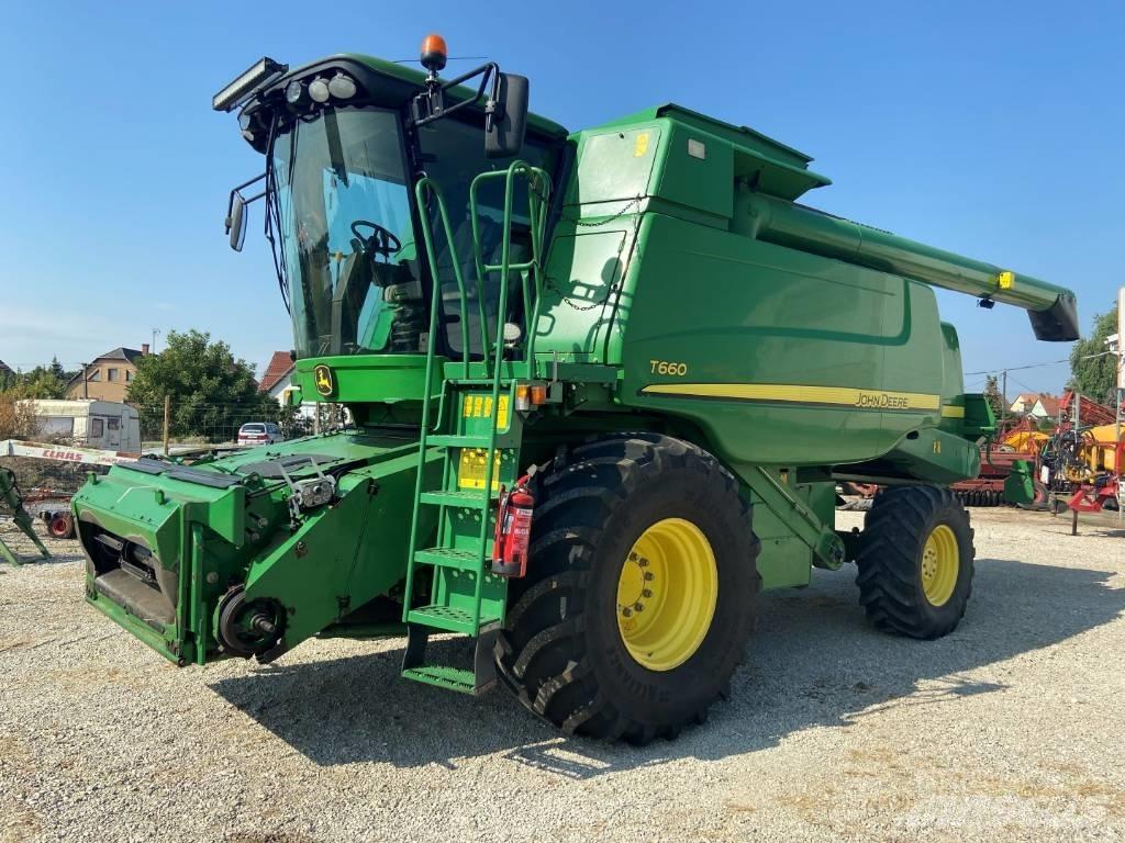 John Deere T 660 Derliaus nuėmimo kombainai