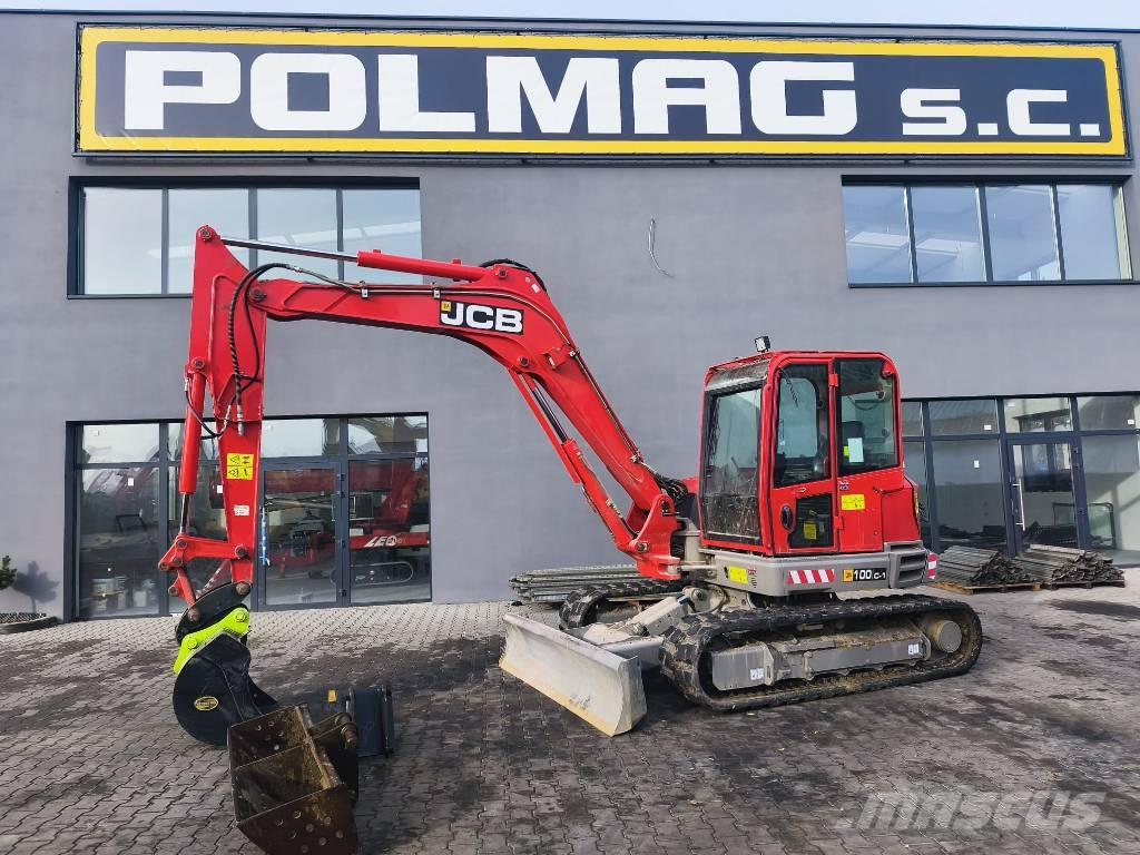 JCB 100 C Vidutinės galios ekskavatoriai 7-12 t