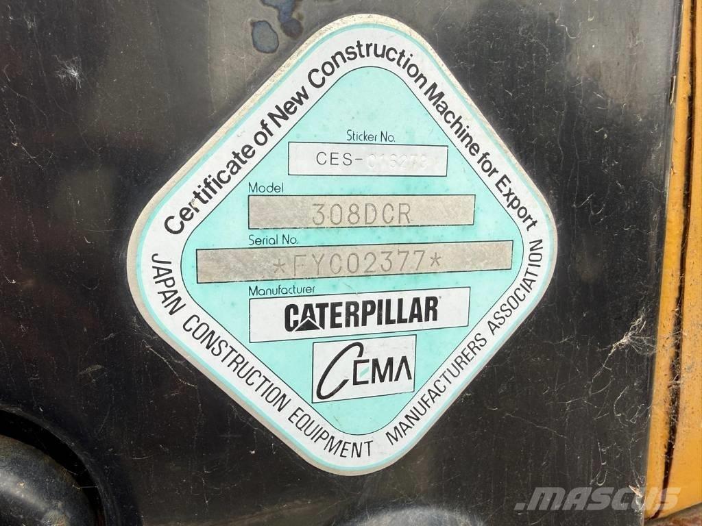 CAT 308 D CR Vikšriniai ekskavatoriai