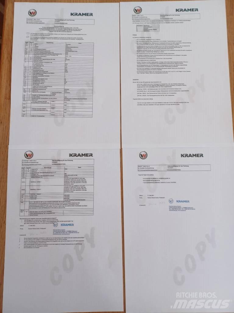 Kramer 5075 Naudoti ratiniai krautuvai