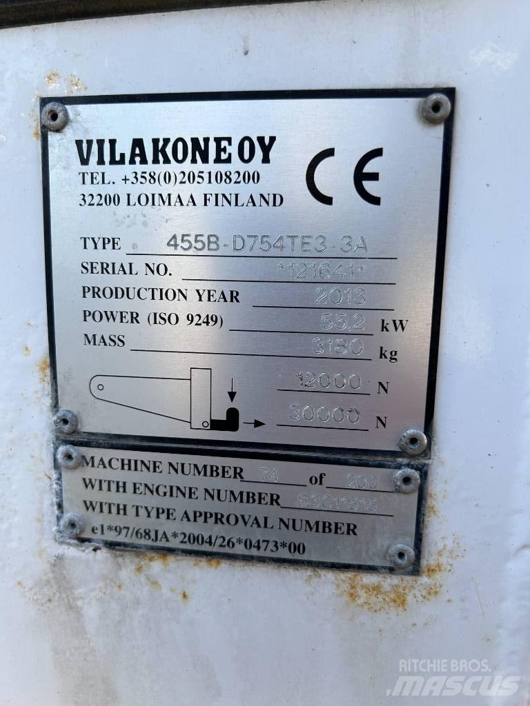 Wille 455 B Naudoti kompaktiški traktoriai
