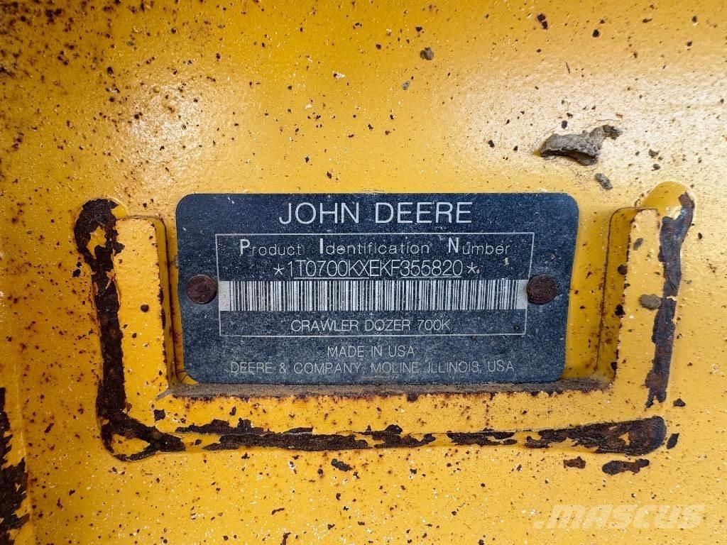 DEERE 700K LGP Vikšriniai buldozeriai