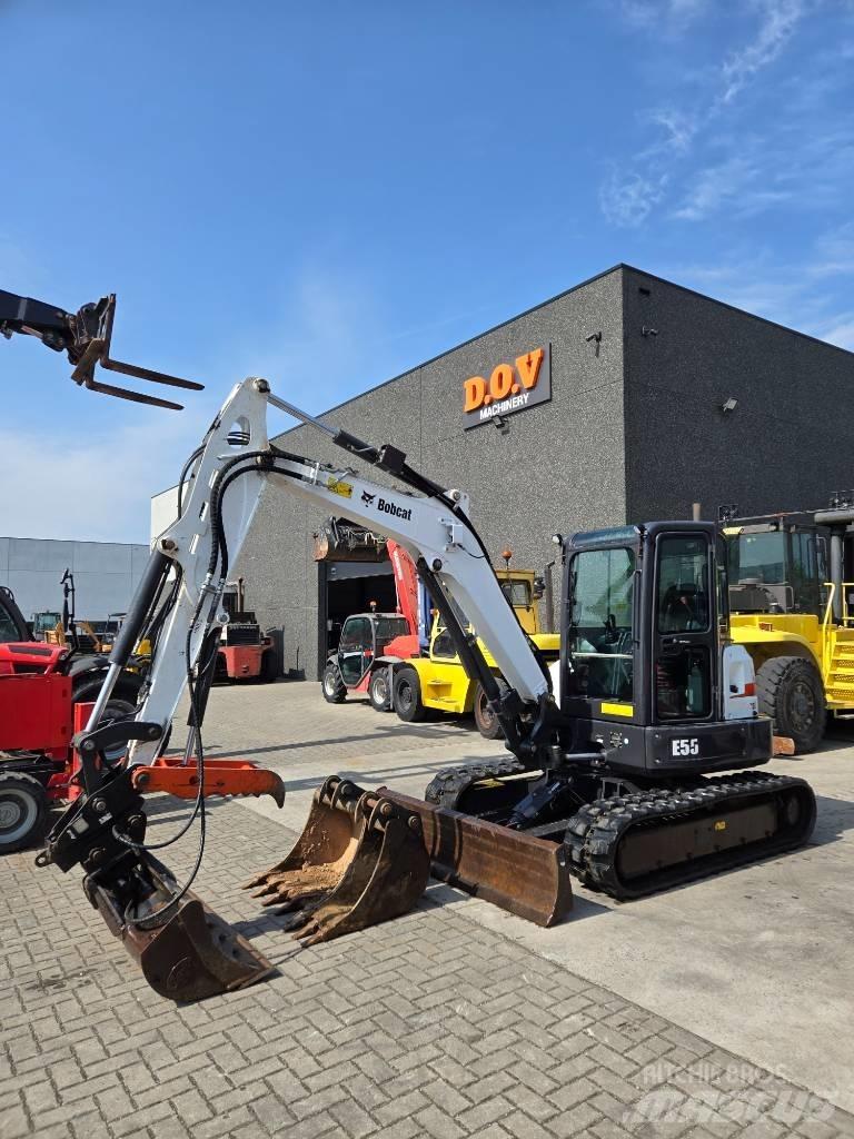 Bobcat E 55 Mini ekskavatoriai < 7 t
