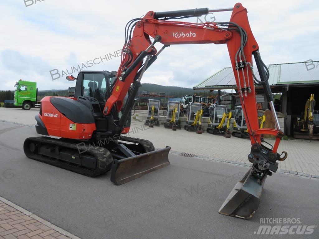 Kubota KX 080-4 Mini ekskavatoriai < 7 t