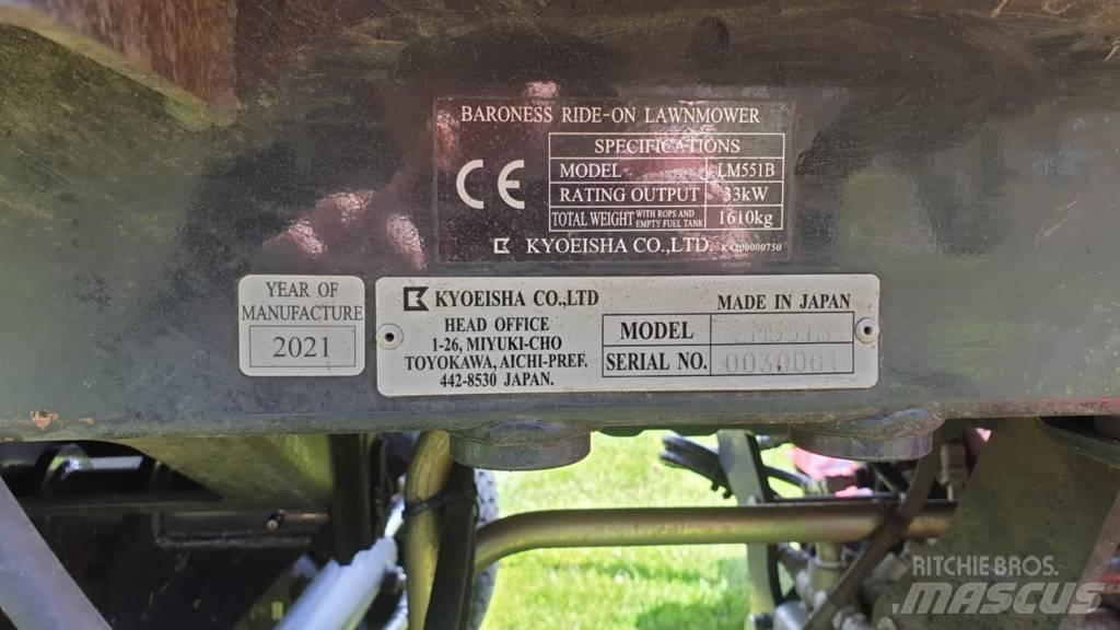 Baroness LM551B Sodo traktoriukai-vejapjovės