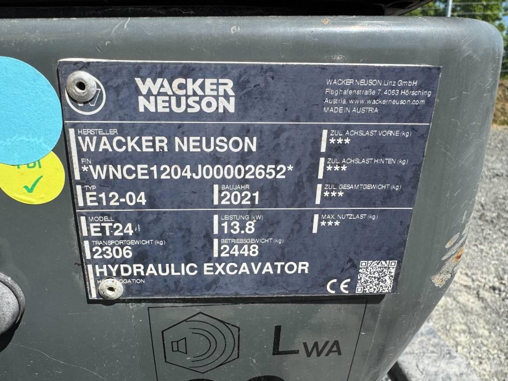 Wacker Neuson ET24 Vikšriniai ekskavatoriai