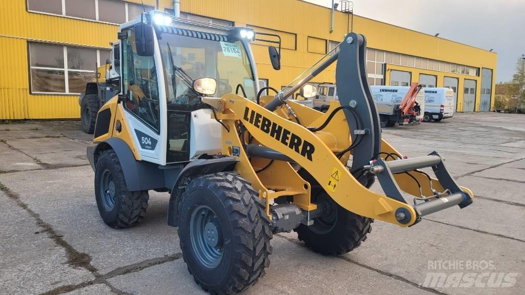 Liebherr L 504 C Naudoti ratiniai krautuvai