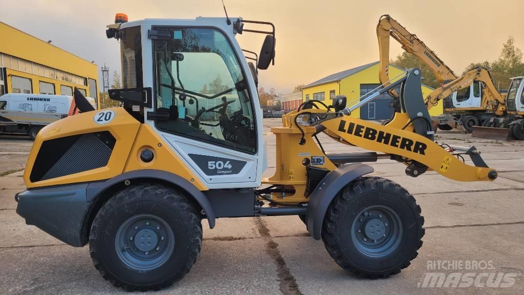 Liebherr L 504 C Naudoti ratiniai krautuvai