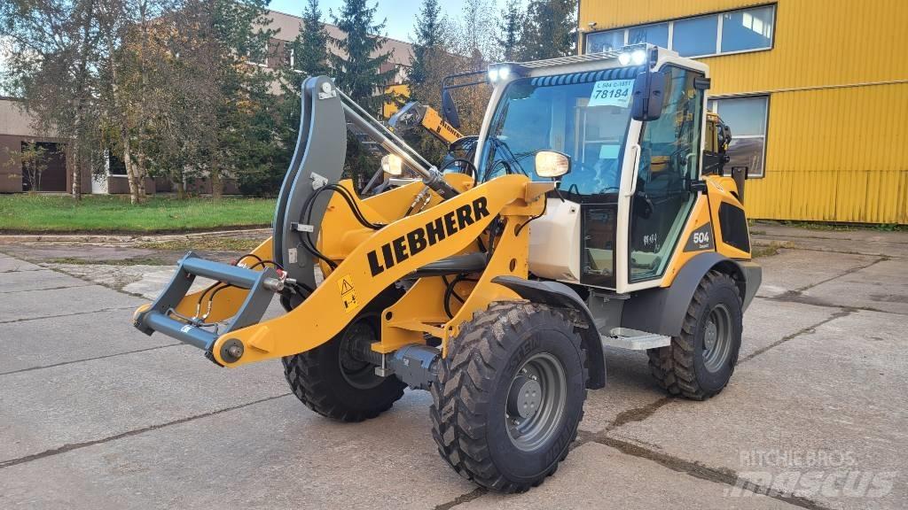 Liebherr L 504 C Naudoti ratiniai krautuvai