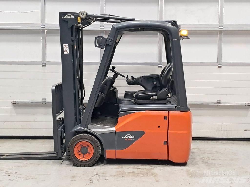 Linde E16C-02 Elektriniai šakiniai krautuvai