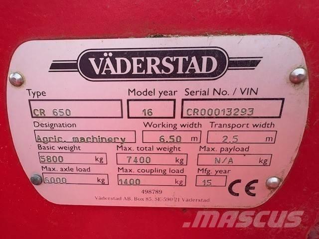 Väderstad Carrier650 Diskinės akėčios