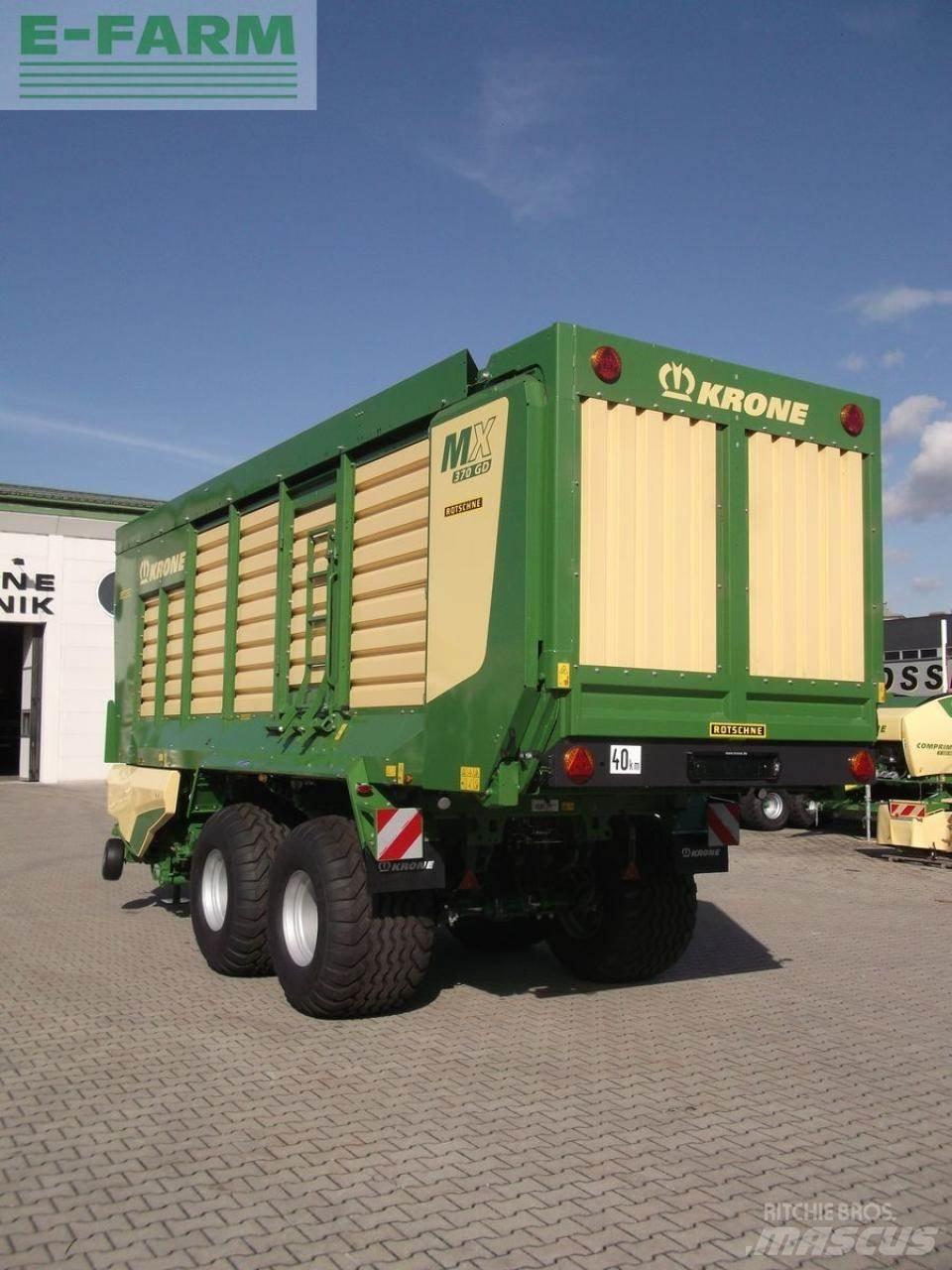 Krone mx 370 gd Grūdų vežimėliai