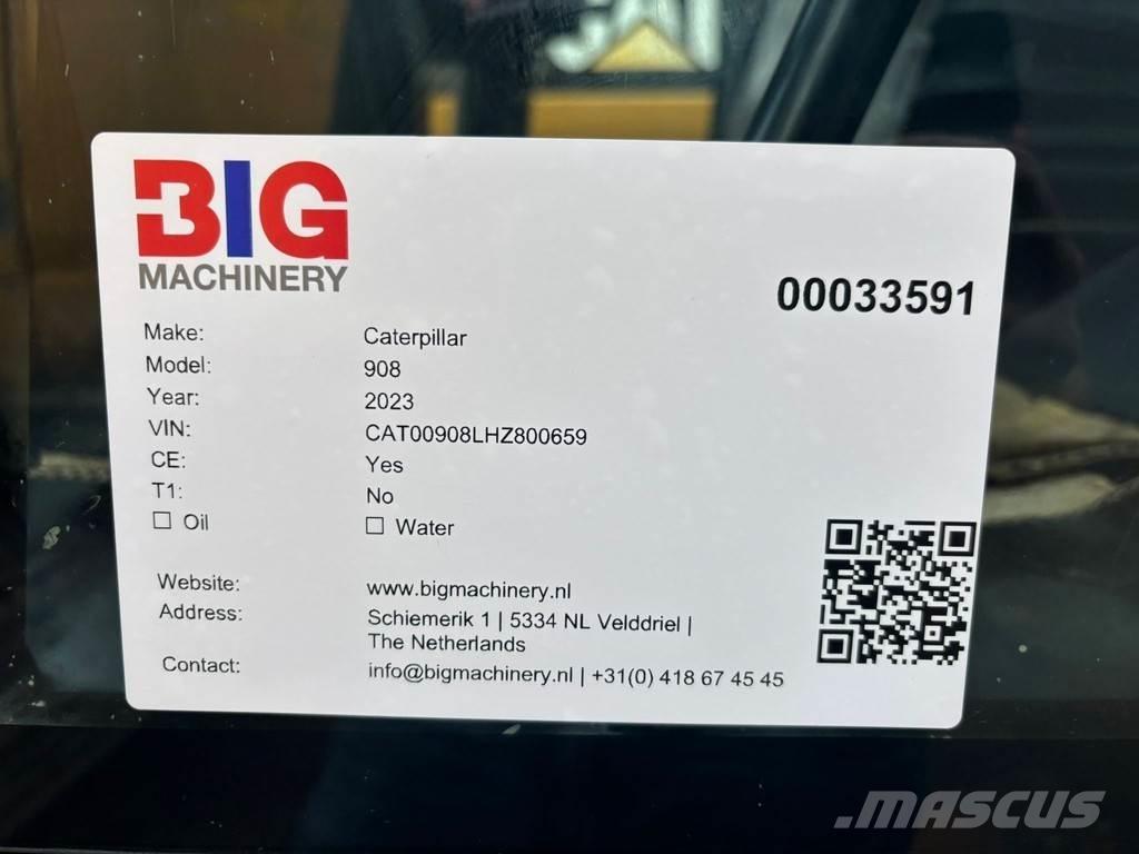 CAT 908 Naudoti ratiniai krautuvai