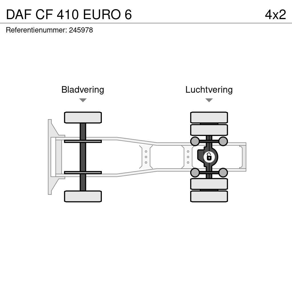 DAF CF 410 EURO 6 Naudoti vilkikai