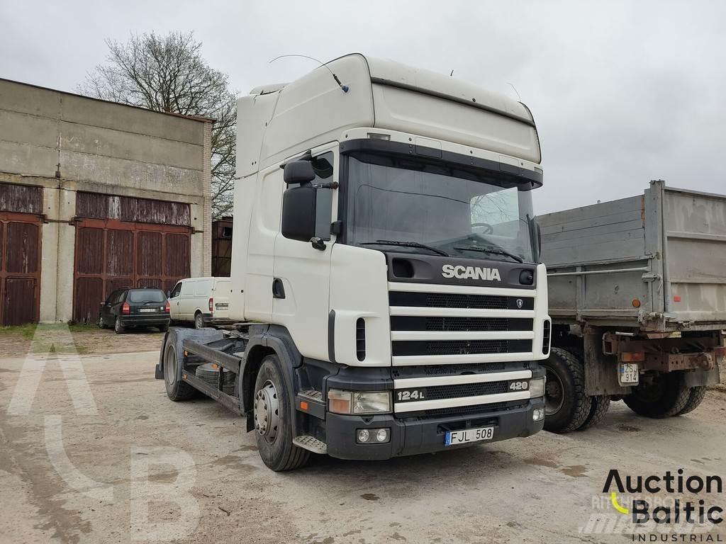 Scania R 124 LA Naudoti vilkikai