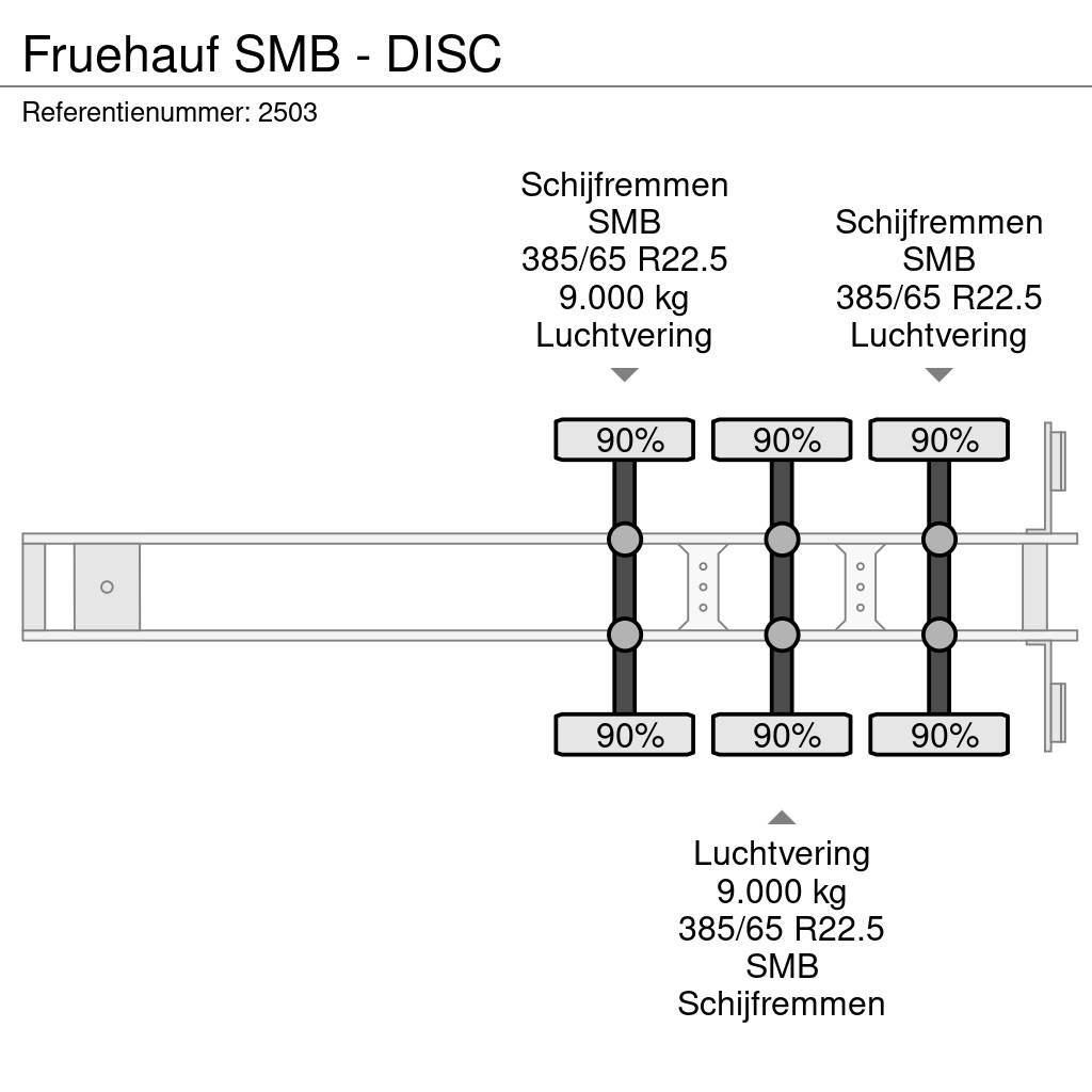 Fruehauf SMB - DISC Tentinės puspriekabės