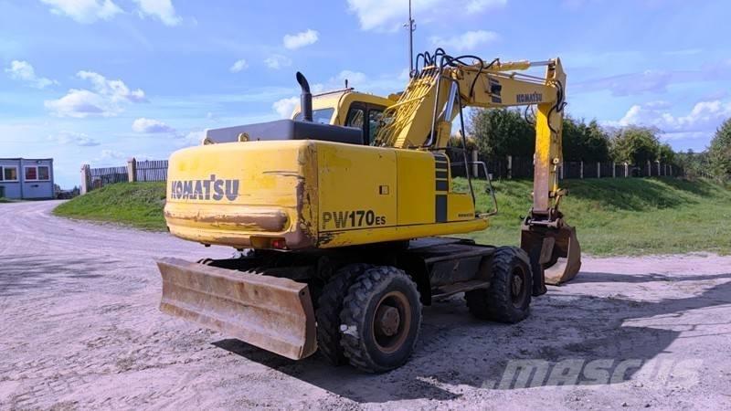 Komatsu PW 170-6 Ratiniai ekskavatoriai
