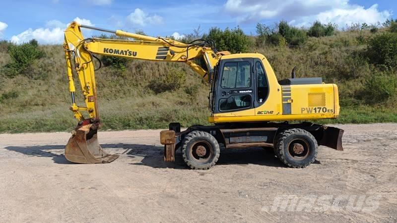 Komatsu PW 170-6 Ratiniai ekskavatoriai