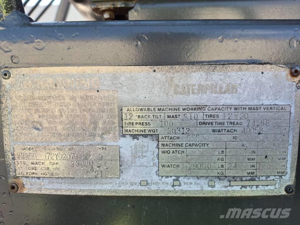 CAT V 330 B Šakiniai krautuvai - Kita