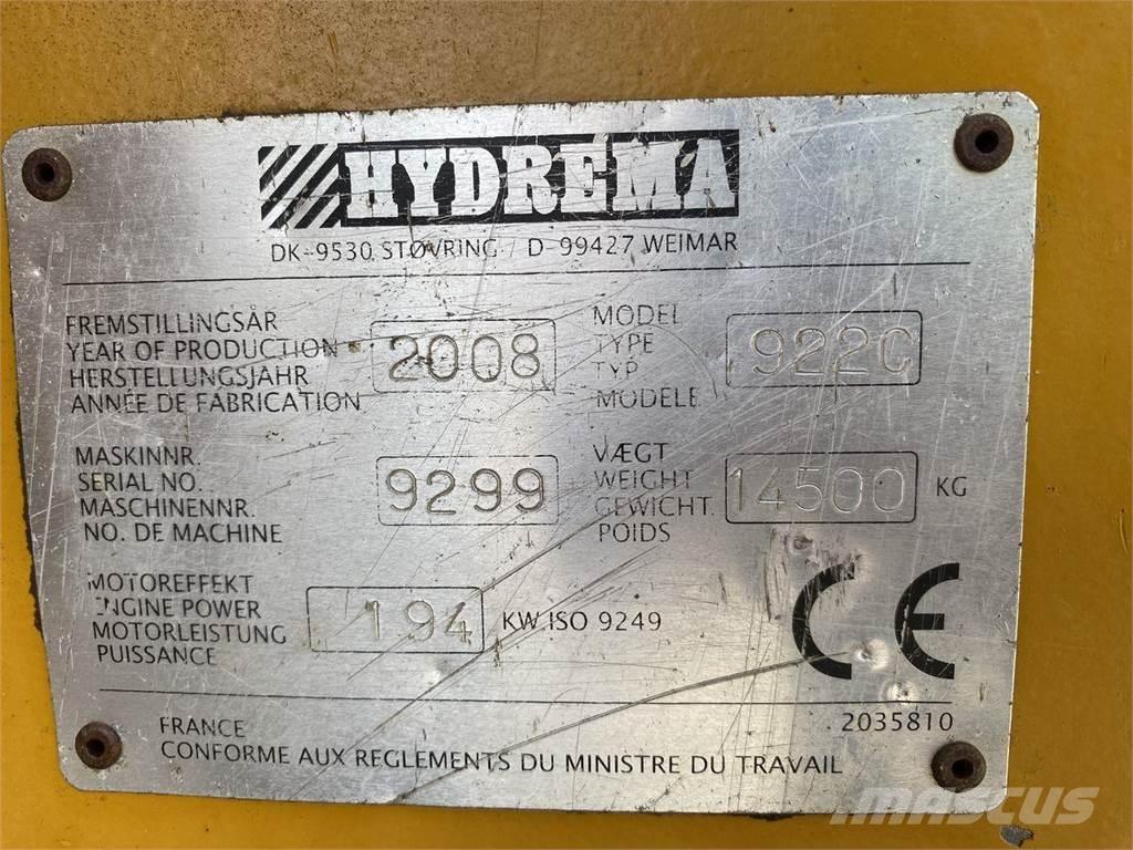 Hydrema 922C Statybiniai savivarčiai sunkvežimiai
