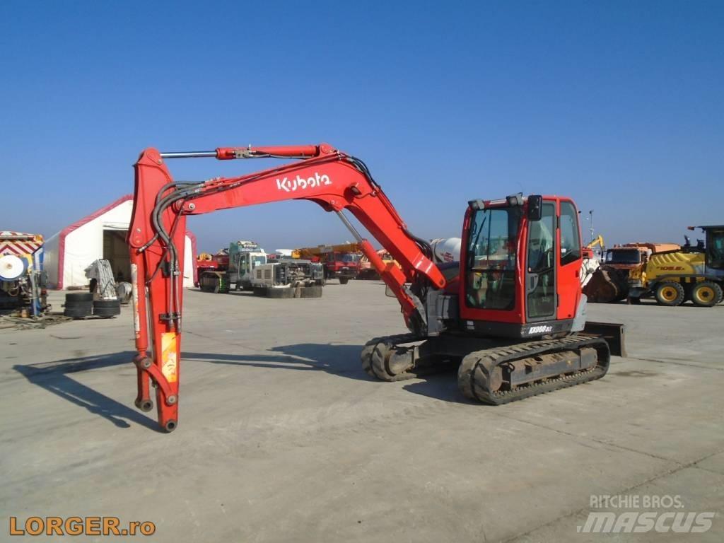 Kubota KX 080-3 Vikšriniai ekskavatoriai