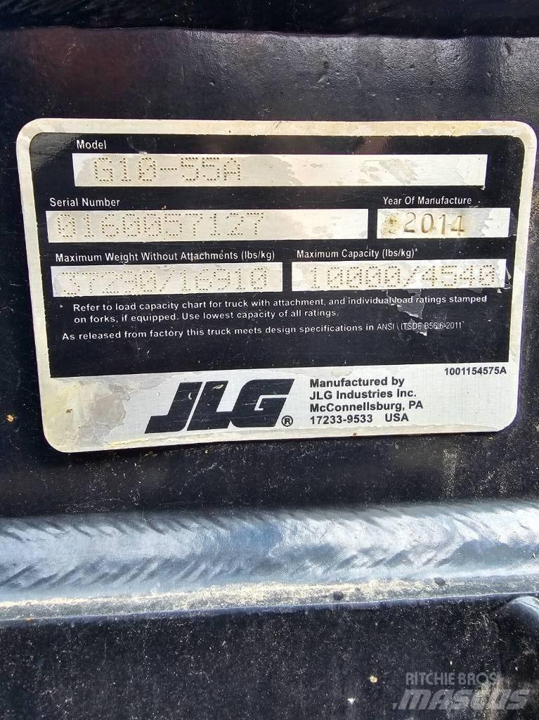 JLG G 10-55 A Teleskopiniai krautuvai