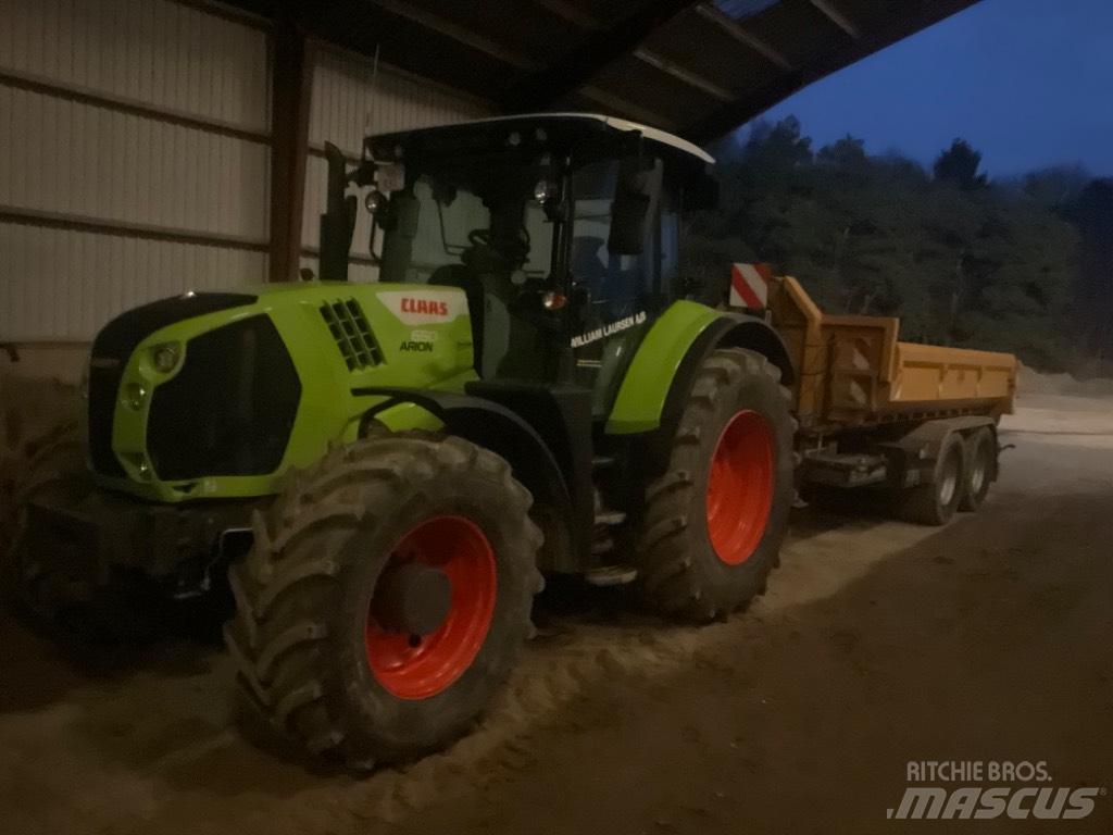 CLAAS ARION 650 cis + Traktoriai