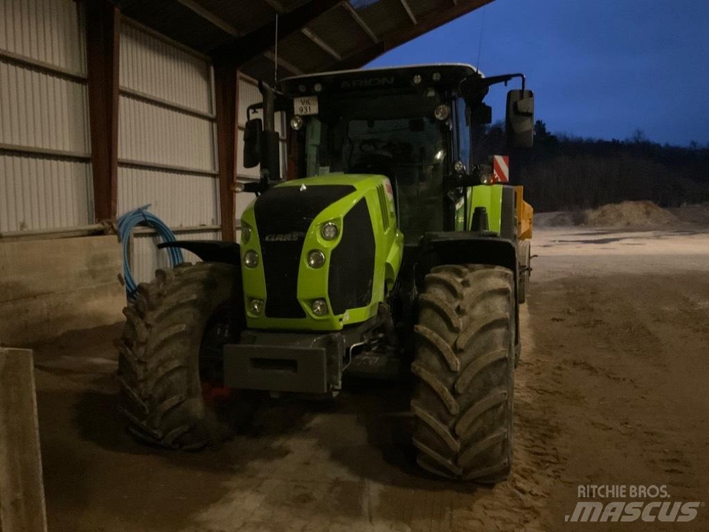 CLAAS ARION 650 cis + Traktoriai