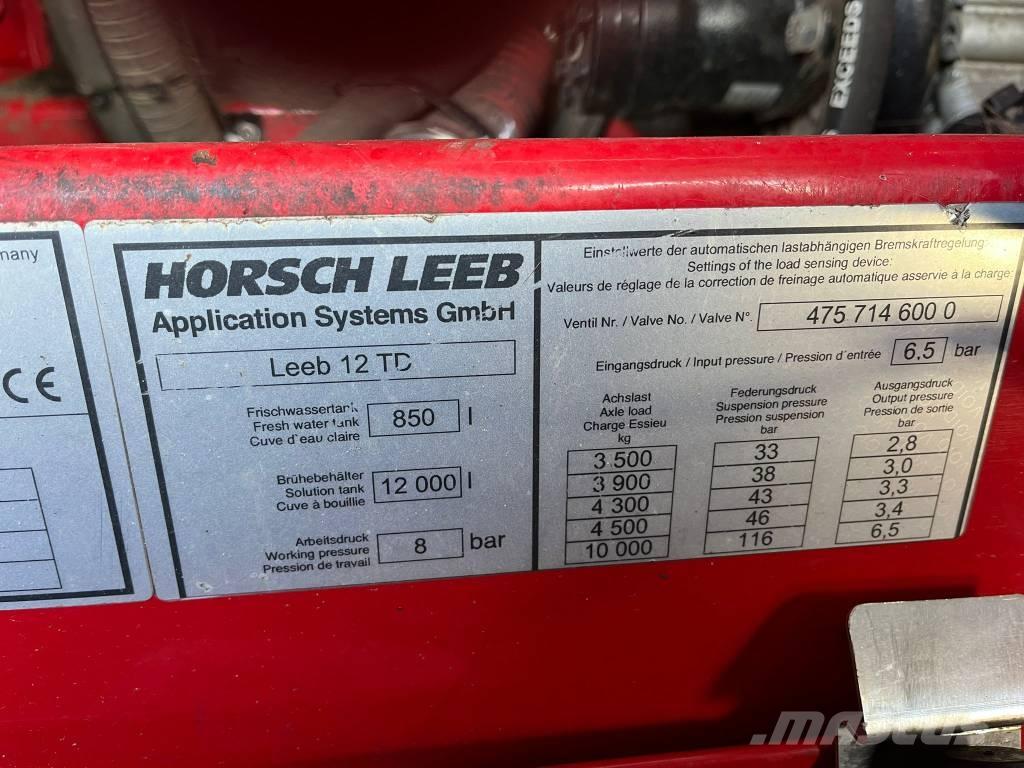 Horsch Leeb 12 TD Prikabinami purkštuvai