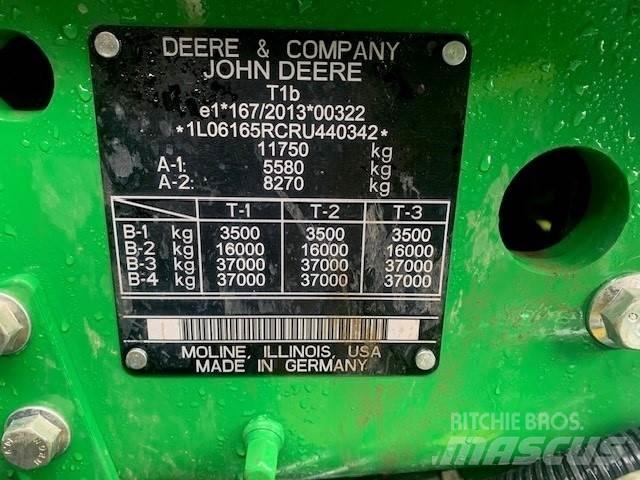 John Deere 6R165 Traktoriai