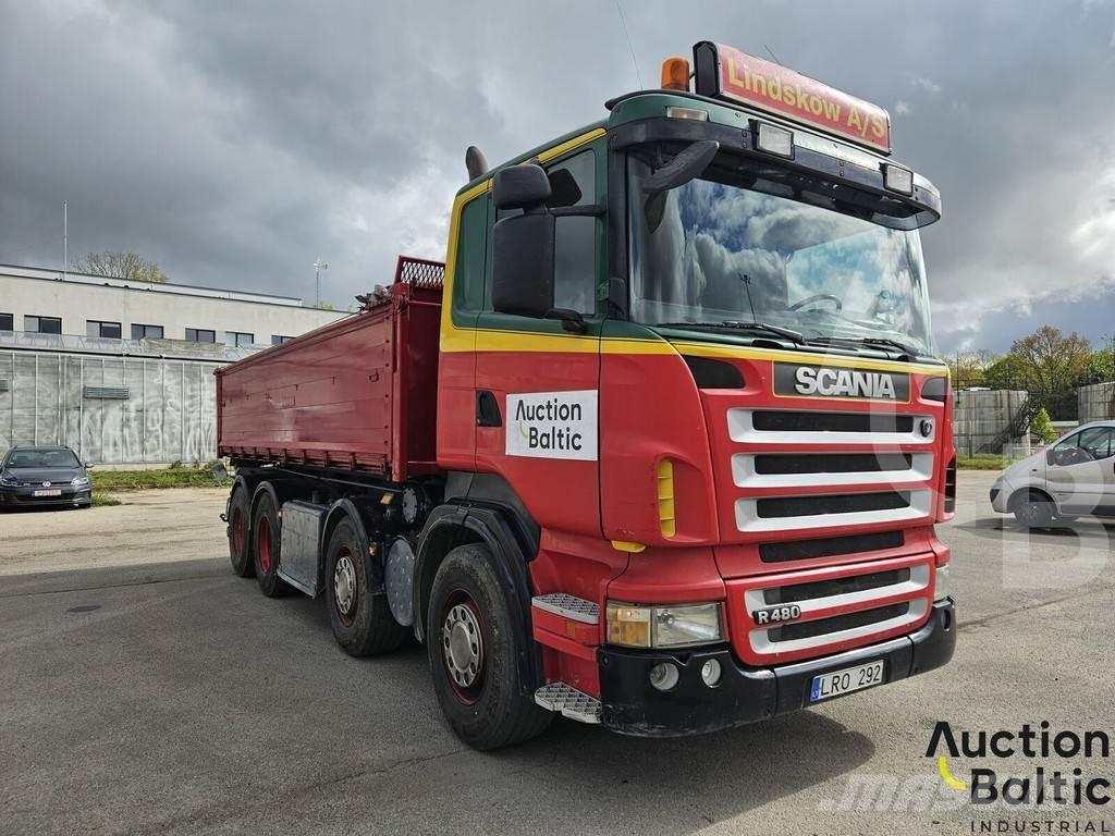 Scania R 480 Savivarčių priekabų vilkikai