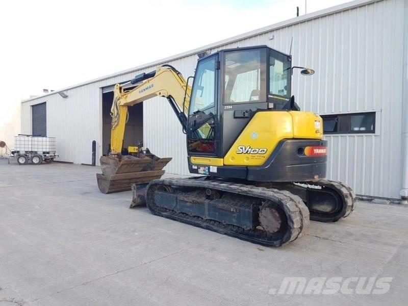 Yanmar SV 100-2 Vidutinės galios ekskavatoriai 7-12 t