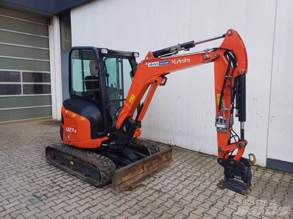 Kubota U 27-4 Mini ekskavatoriai < 7 t