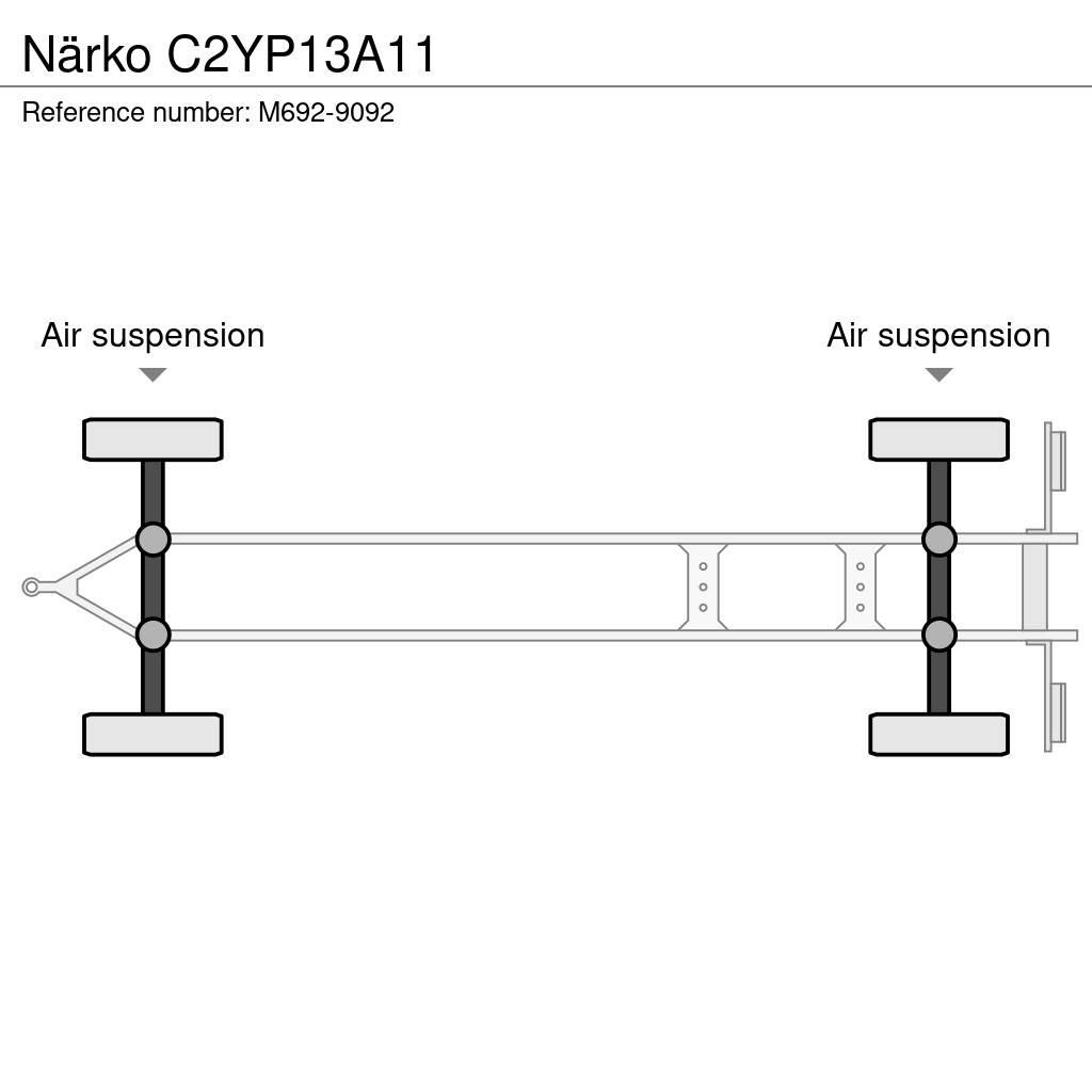 Närko C2YP13A11 Priekabos su tentu
