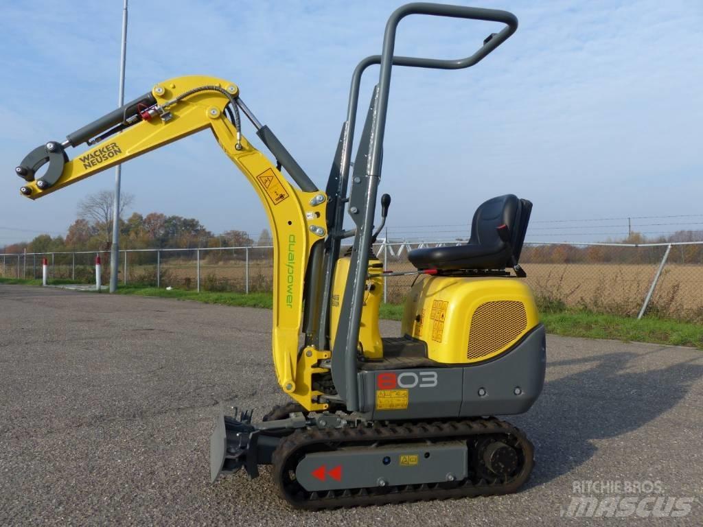 Wacker Neuson 803 Mini ekskavatoriai < 7 t
