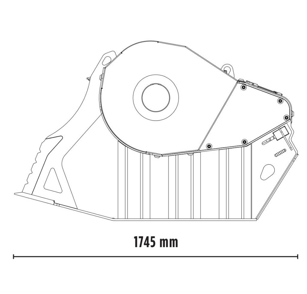MB Crusher BF60.1 S4 Trupintuvai