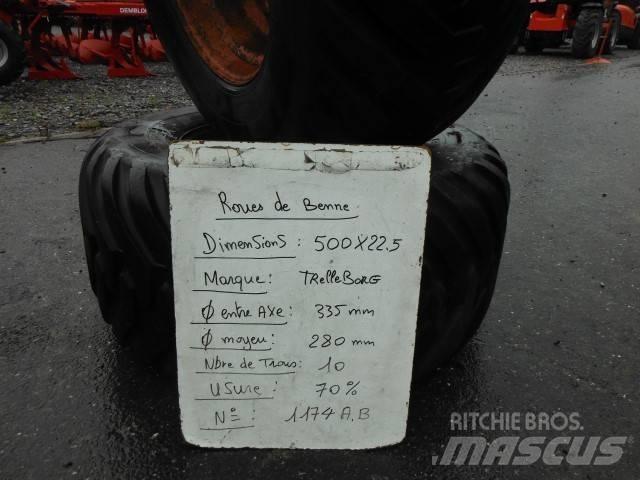 Trelleborg 500/22.5 Padangos, ratai ir ratlankiai
