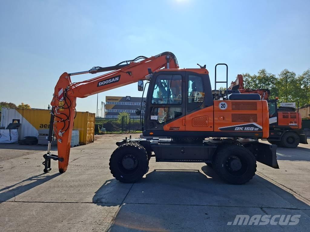 Doosan DX160W-7 Ratiniai ekskavatoriai
