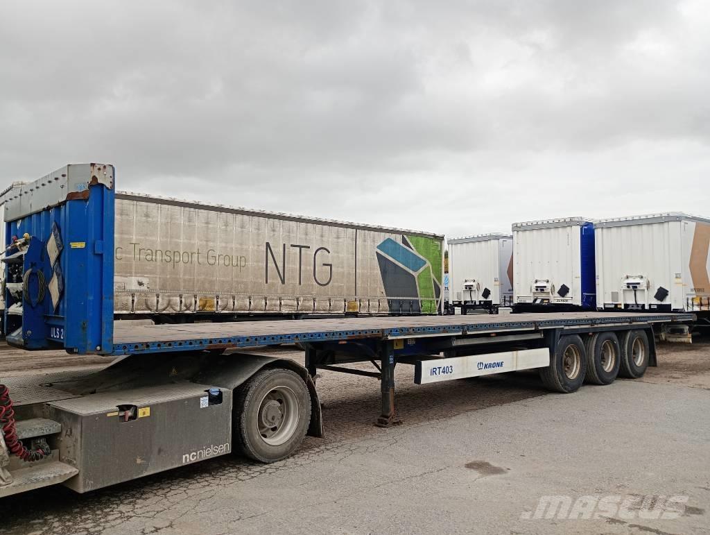 Krone FLAKTRAILER Bortinių sunkvežimių priekabos su nuleidžiamais bortais