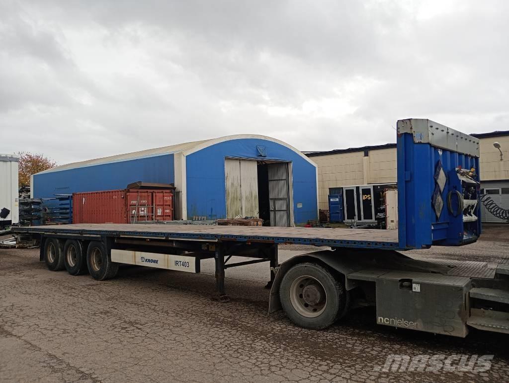 Krone FLAKTRAILER Bortinių sunkvežimių priekabos su nuleidžiamais bortais