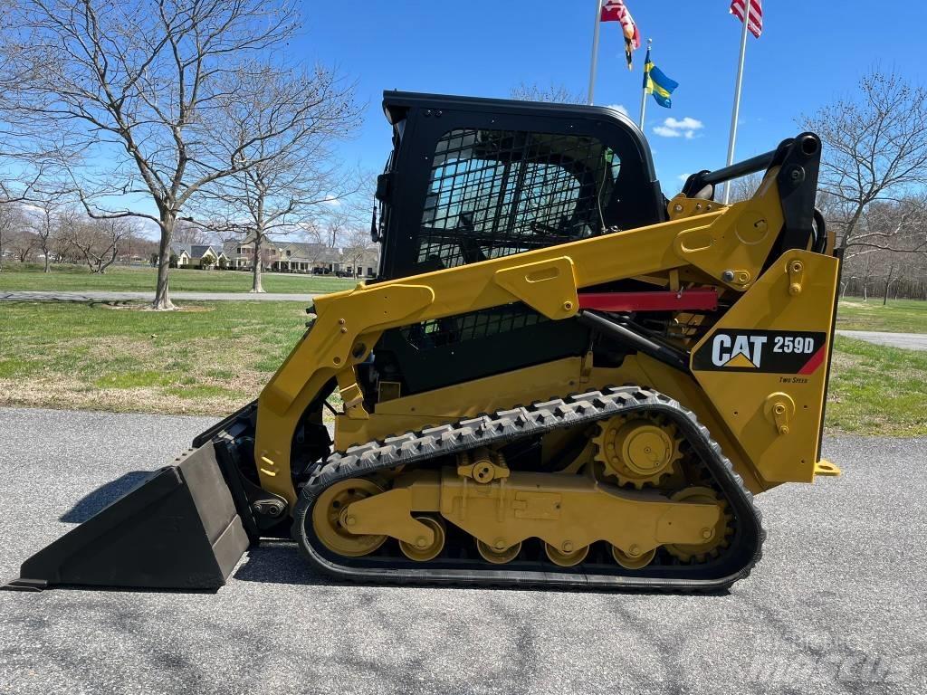 CAT 259 D Krautuvai su šoniniu pasukimu
