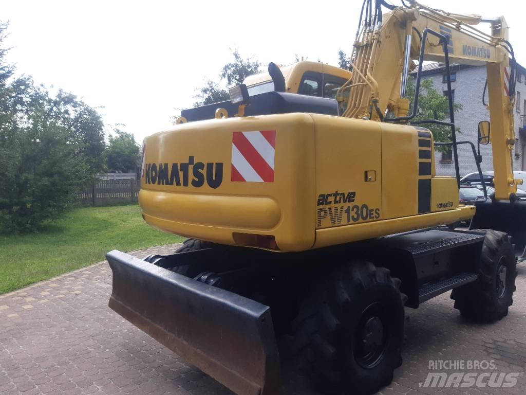 Komatsu PW 130-7 Ratiniai ekskavatoriai