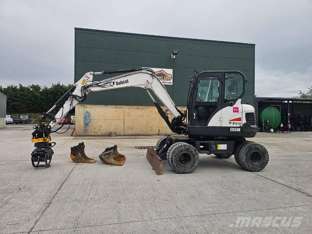 Bobcat E 55 W Ratiniai ekskavatoriai