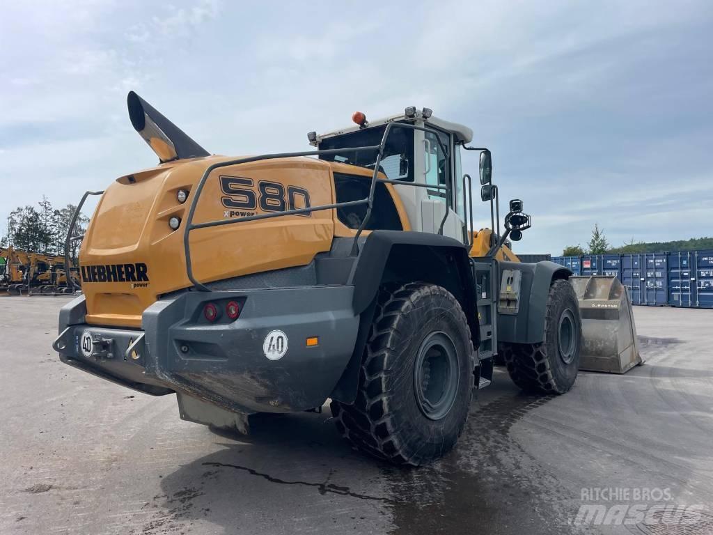 Liebherr L580Xpower Naudoti ratiniai krautuvai