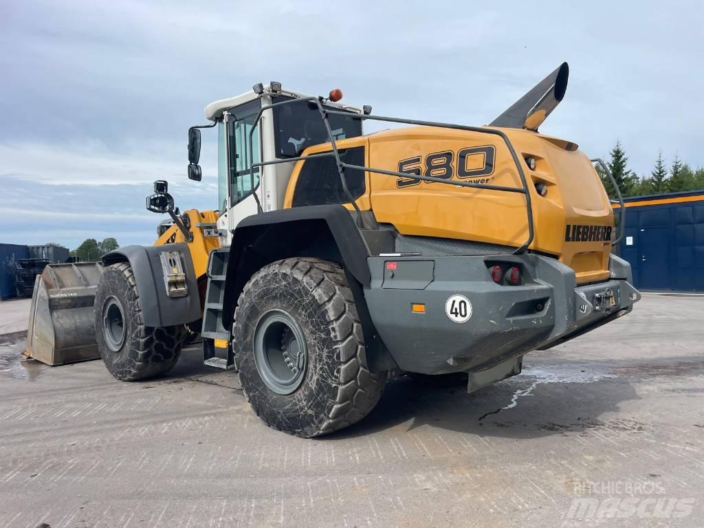 Liebherr L580Xpower Naudoti ratiniai krautuvai