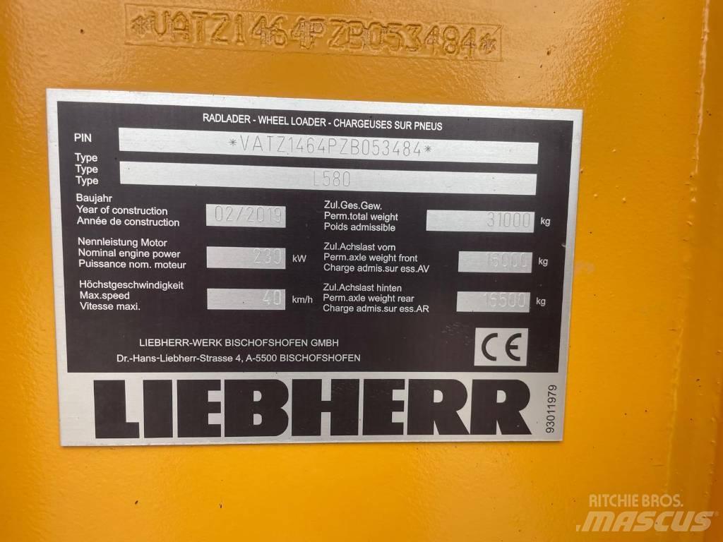 Liebherr L580Xpower Naudoti ratiniai krautuvai