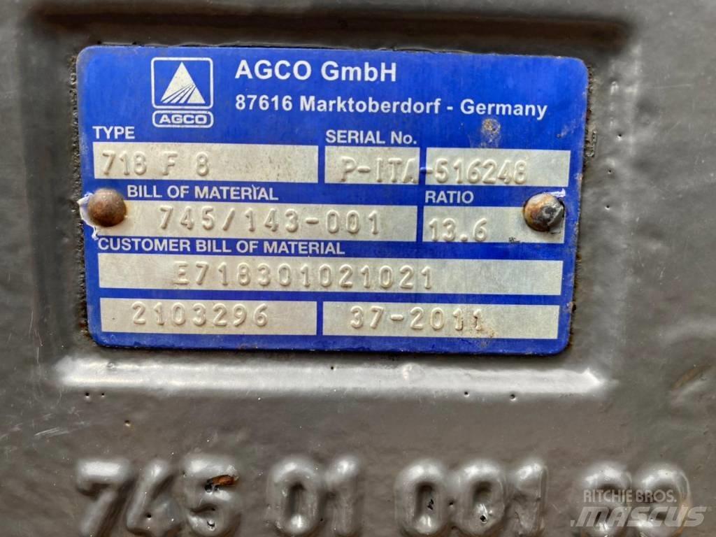 Fendt 820 FRONT AXLE Transmisijos