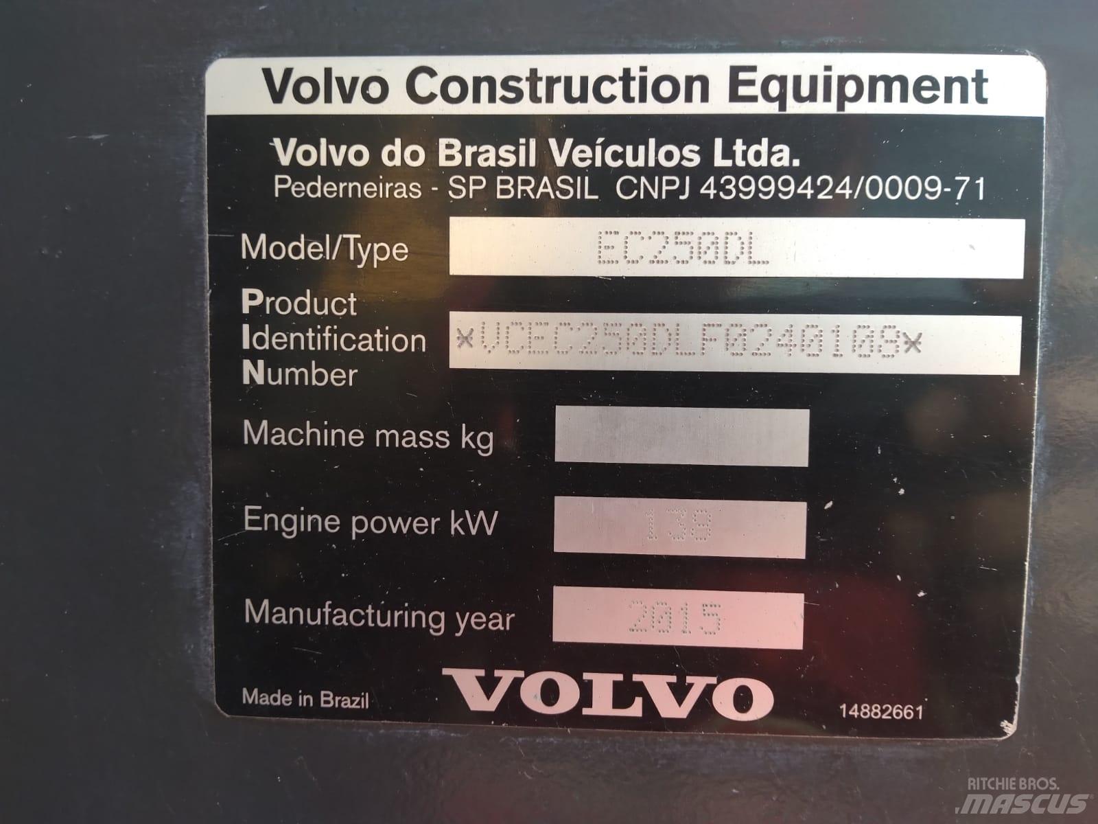 Volvo EC250DL Vikšriniai ekskavatoriai
