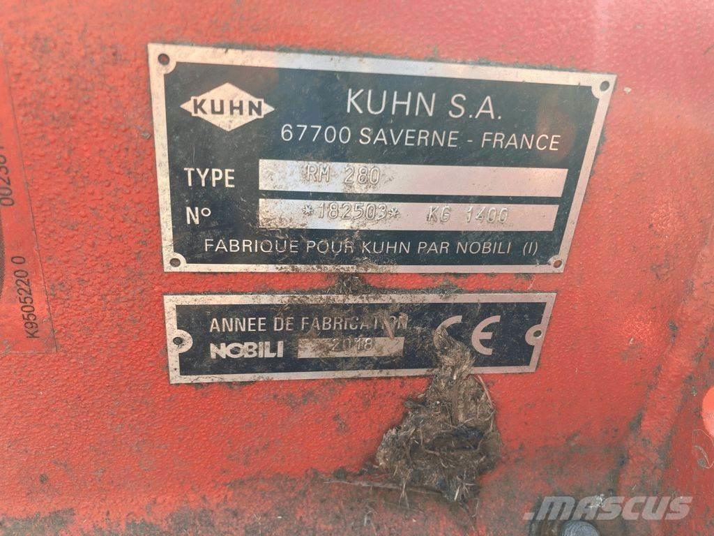 Kuhn RM 280 Trupintuvai