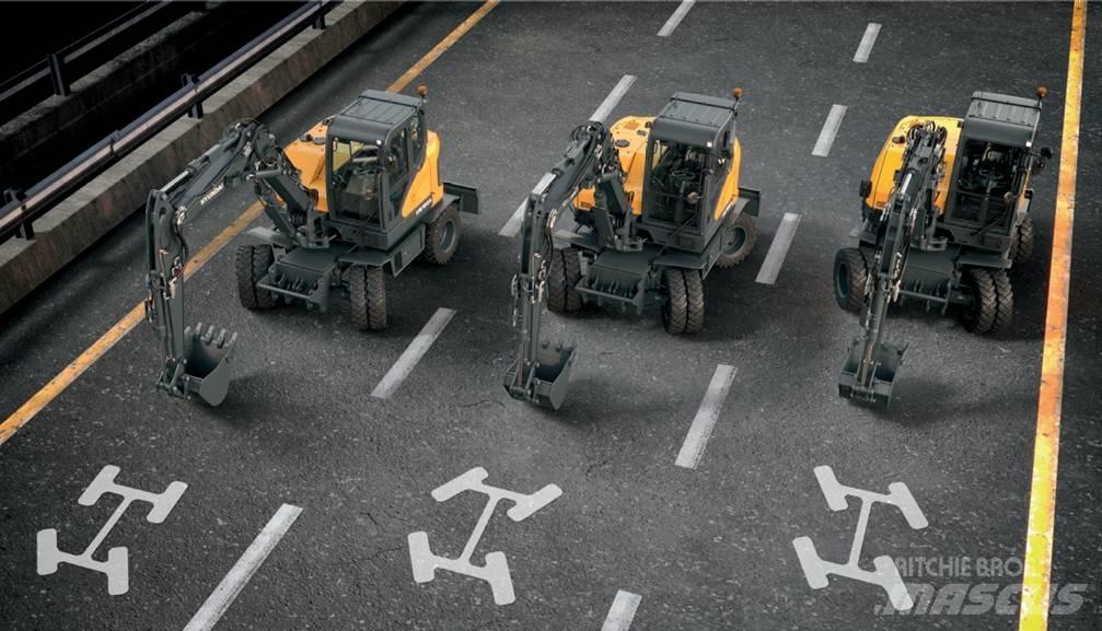 Hyundai HW 100 A Ratiniai ekskavatoriai